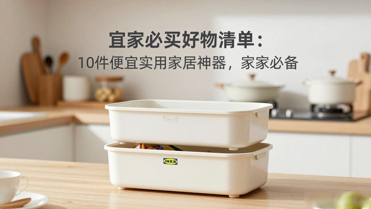 宜家必买好物清单:10件便宜实用家居神器,家家必备(图1)