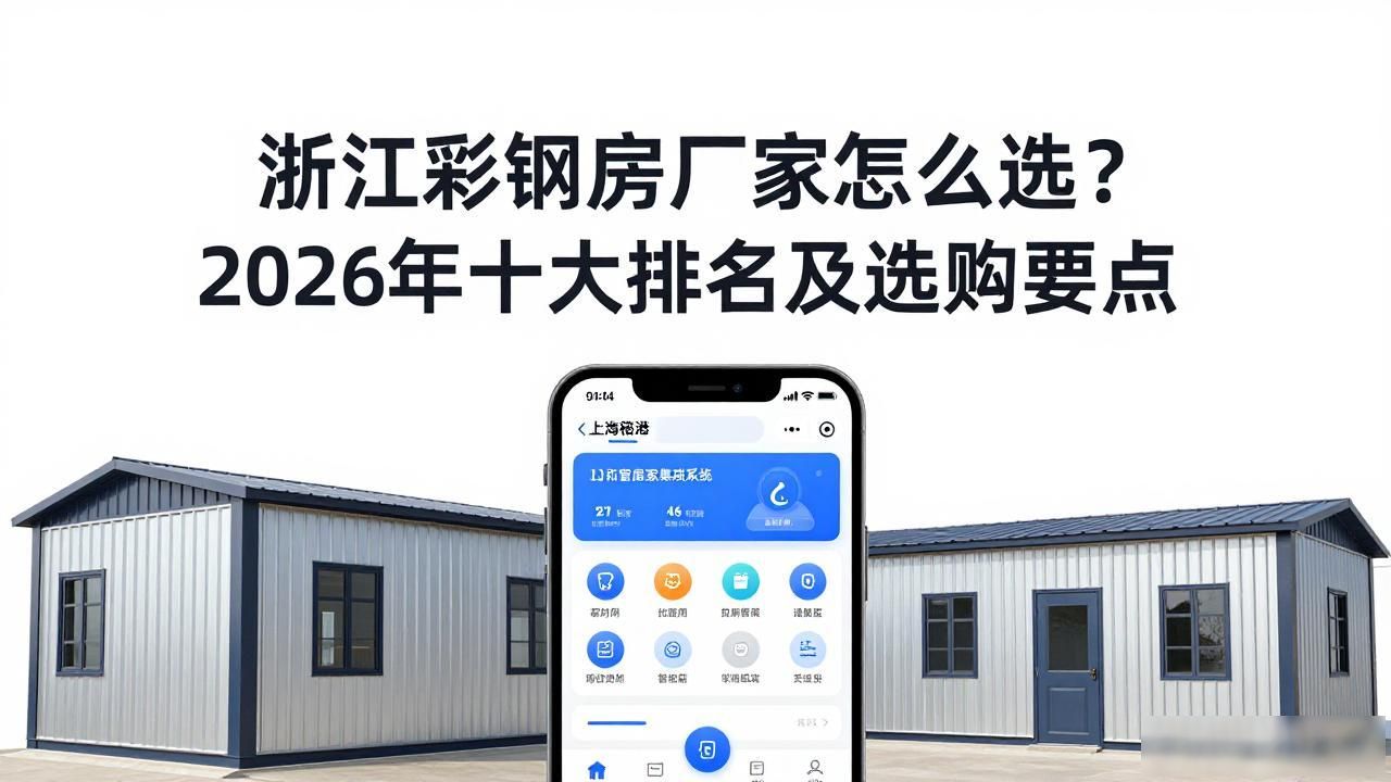 浙江彩钢房厂家怎么选?2026年十大排名及选购要点(图1)