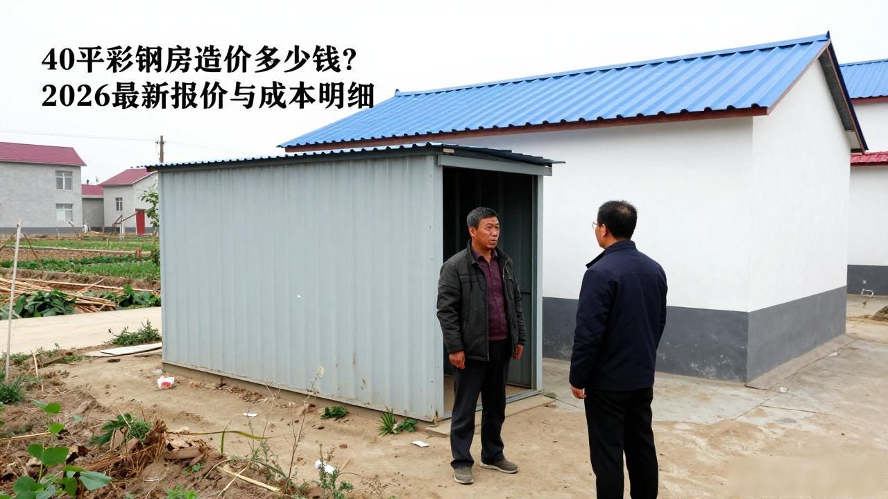 40平彩钢房造价多少钱?2026最新报价与成本明细(图1)