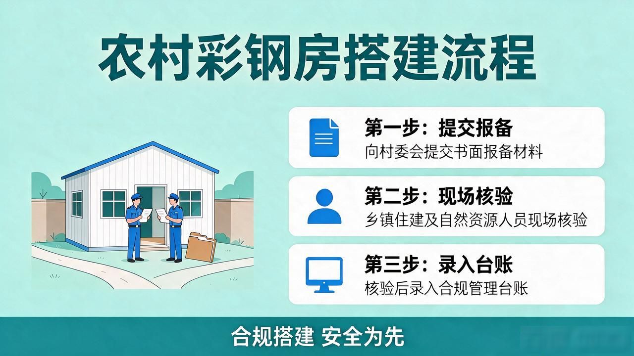 农村彩钢房搭建及清查要点，这些你得知道(图1)