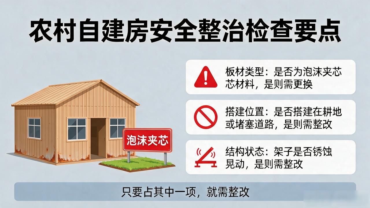 岩棉板彩钢房报价多少？农村自建房安全整治这样才合规(图1)