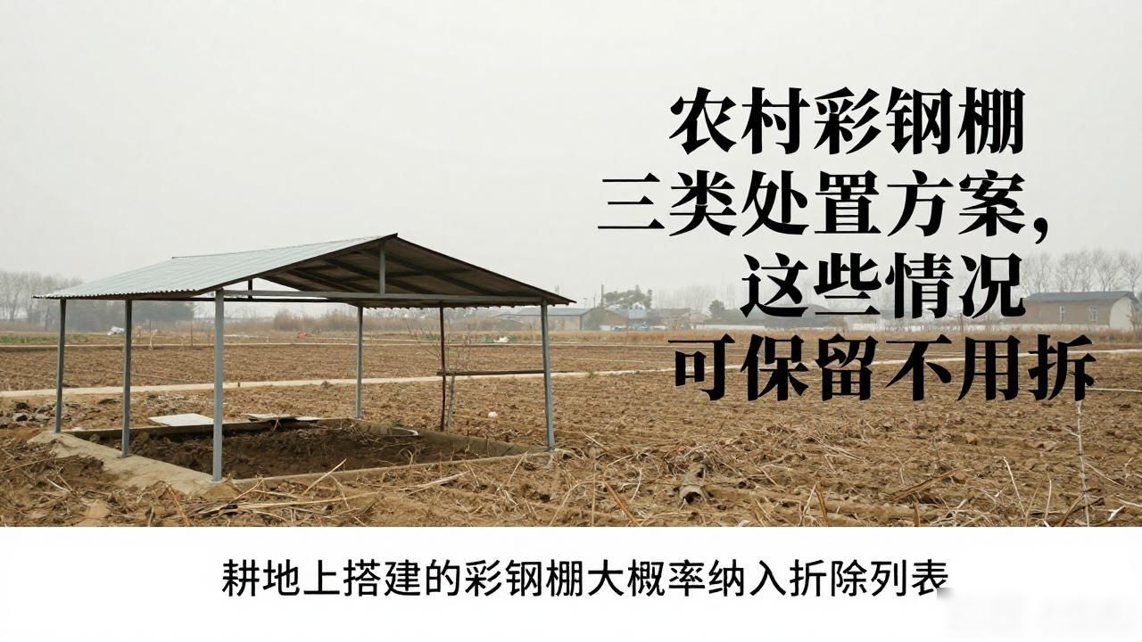 农村彩钢棚三类处置方案，这些情况可保留不用拆(图1)