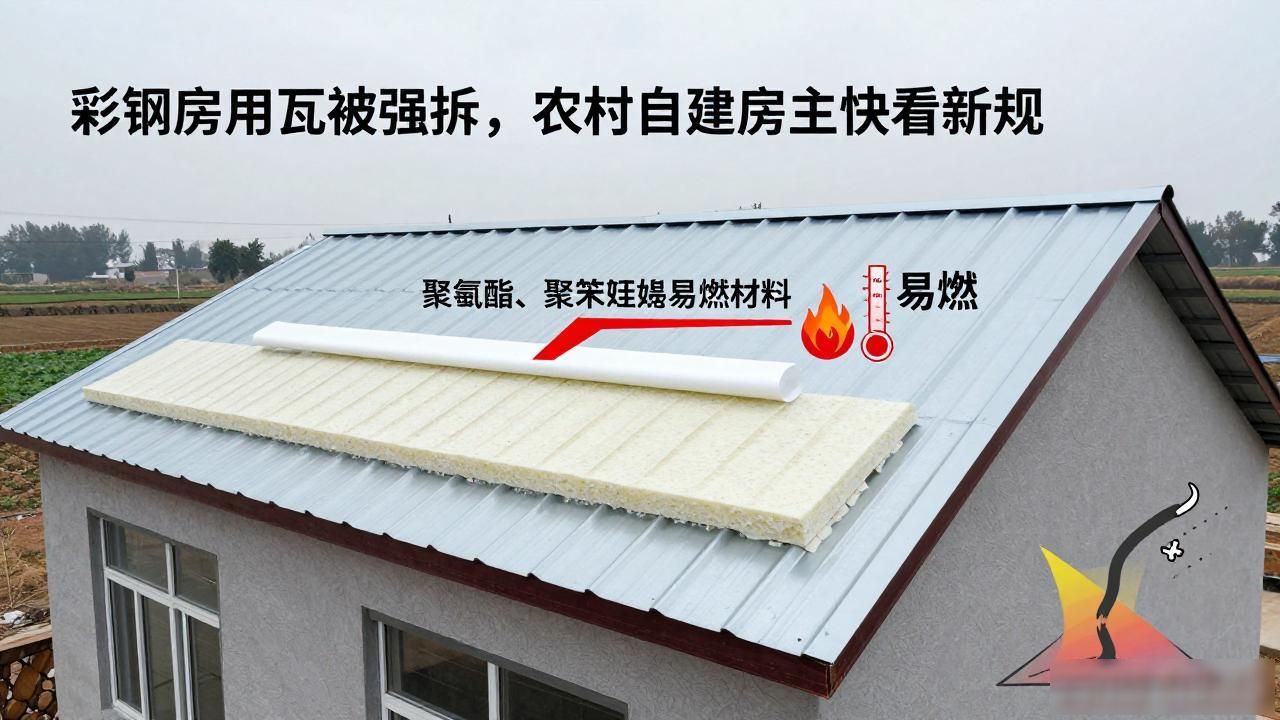 彩钢房用瓦被强拆，农村自建房主快看新规(图1)