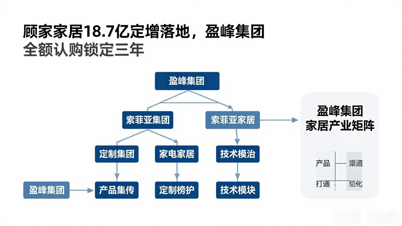 顾家家居18.7亿定增落地，盈峰集团全额认购锁定三年(图1)