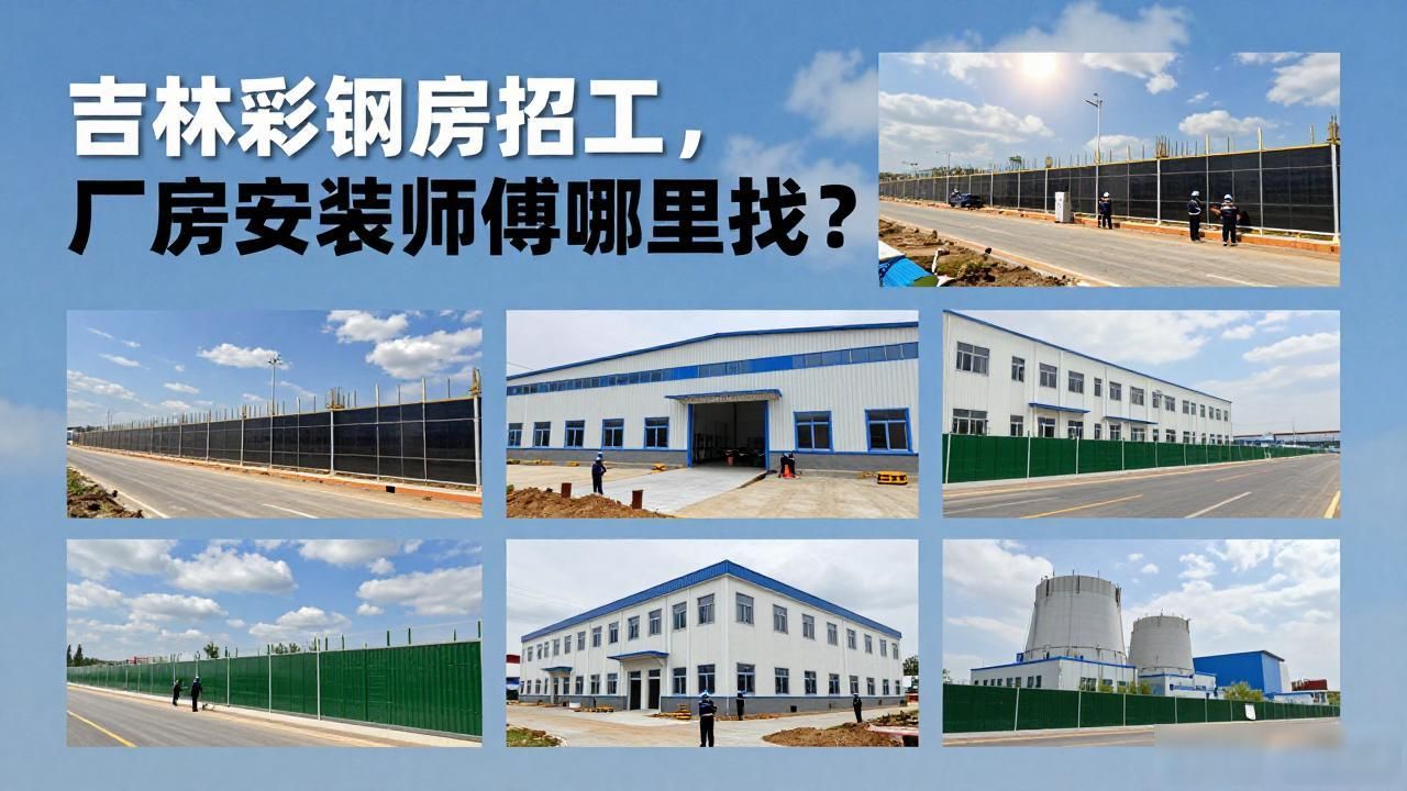 吉林彩钢房招工，厂房安装师傅哪里找？(图1)