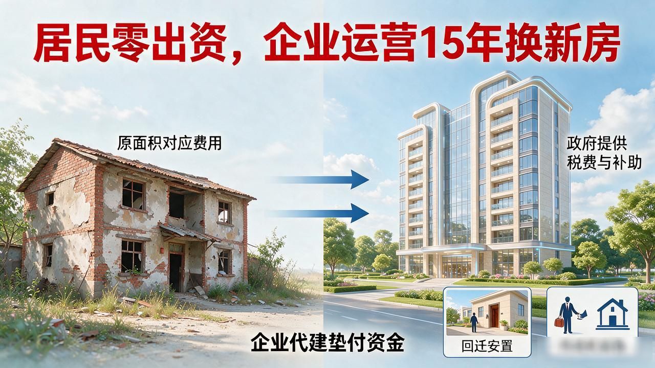 成都危房改造新思路：居民零出资，企业运营15年换新房(图1)