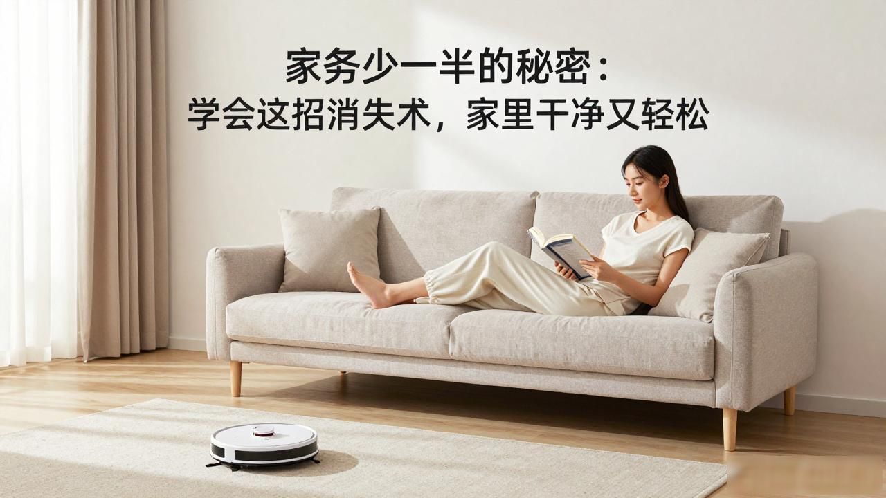 家务少一半的秘密：学会这招消失术，家里干净又轻松(图1)