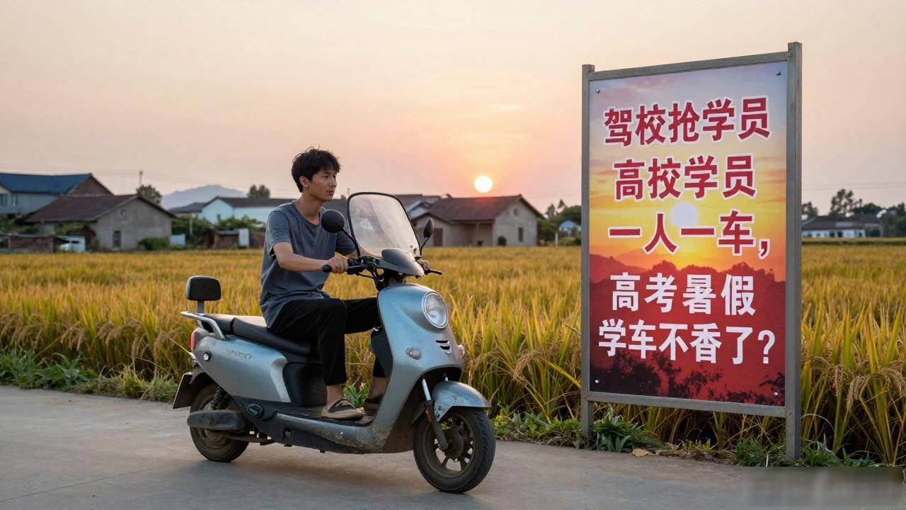 驾校抢学员一人一车,高考暑假学车不香了?(图1)