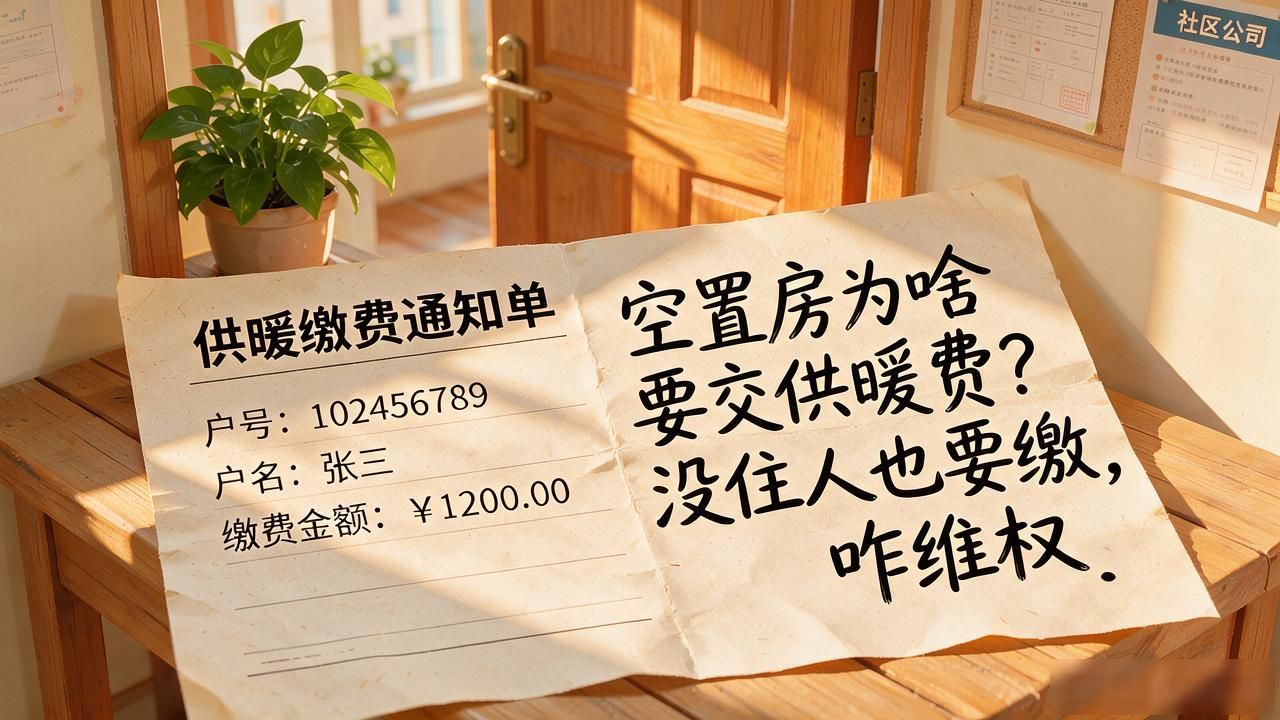 空置房为啥要交供暖费？没住人也要缴，咋维权(图1)