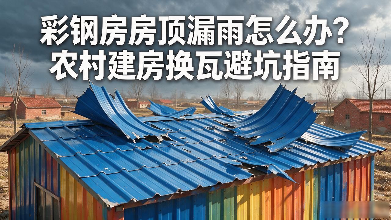 彩钢房房顶漏雨怎么办？农村建房换瓦避坑指南(图1)